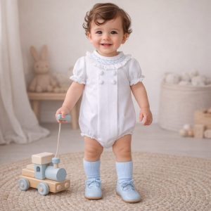 Pelele Capri Piqué Blanco