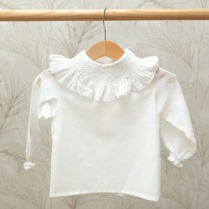 Camisa Blanca Bordada